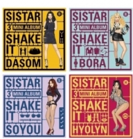 SISTAR  -  SHAKE IT 3RD迷你专辑专辑4 jongjung 1种随机的。照片卡4 jongjung 1种随机插入。超级特价套餐